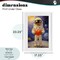 Stupell Industries Astronaut Holding Heart Framed Print Under Glass, design by Angie Hawke